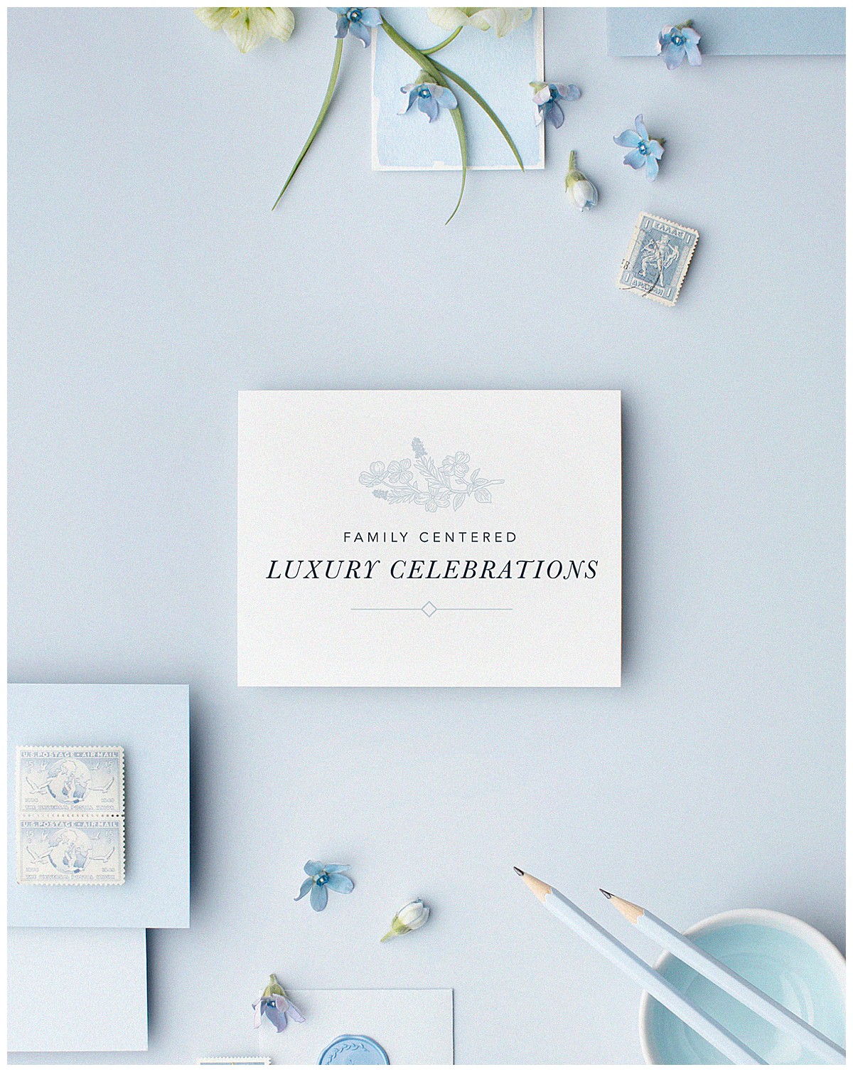 Custom Illustration for wedding venue brand design